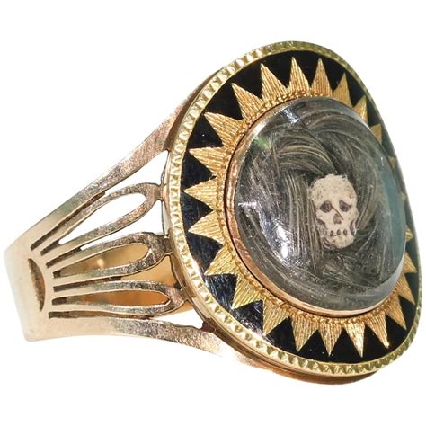 small memento mori ring